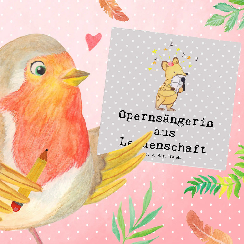 Deluxe Karte Opernsängerin Leidenschaft Grußkarte, Klappkarte, Glückwunschkarte, faltkarte, doppelkarte, anlasskarte, Jubiläum, Beruf, Danke, Abschied, Geschenk, Kollegin, Arbeitskollege, Mitarbeiter, Firma, Rente, Kollege, Ausbildung, Schenken, Dankeschön