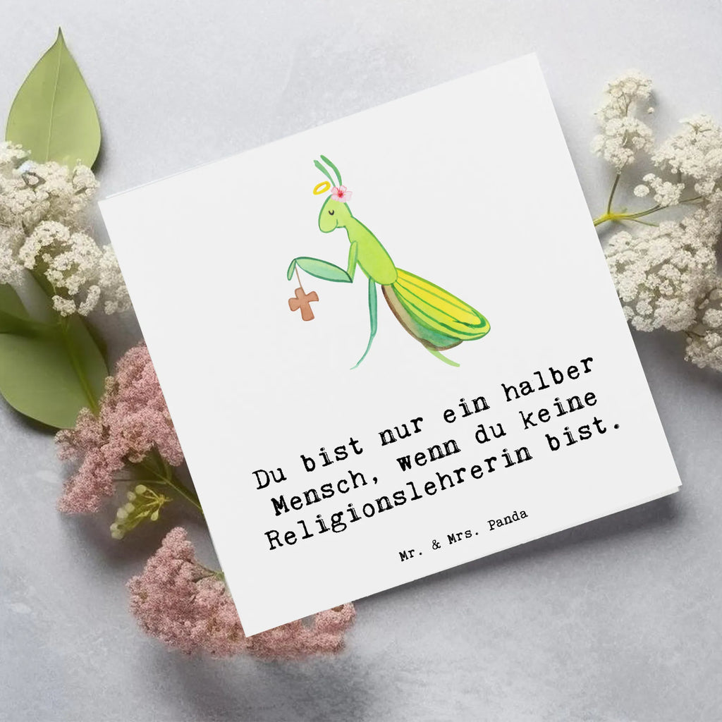 Deluxe Karte Religionslehrerin Herz Karte, Grußkarte, Glückwunschkarte, Hochwertige Klappkarte, Hochwertige Grußkarte, Geburtstagskarte, Klappkarte, Einladungskarte, Hochzeitskarte, Beruf, Ausbildung, Jubiläum, Abschied, Rente, Kollege, Kollegin, Geschenk, Schenken, Arbeitskollege, Mitarbeiter, Firma, Danke, Dankeschön, Grundschule, Religionslehrerin, Reli Lehrerin, Schule