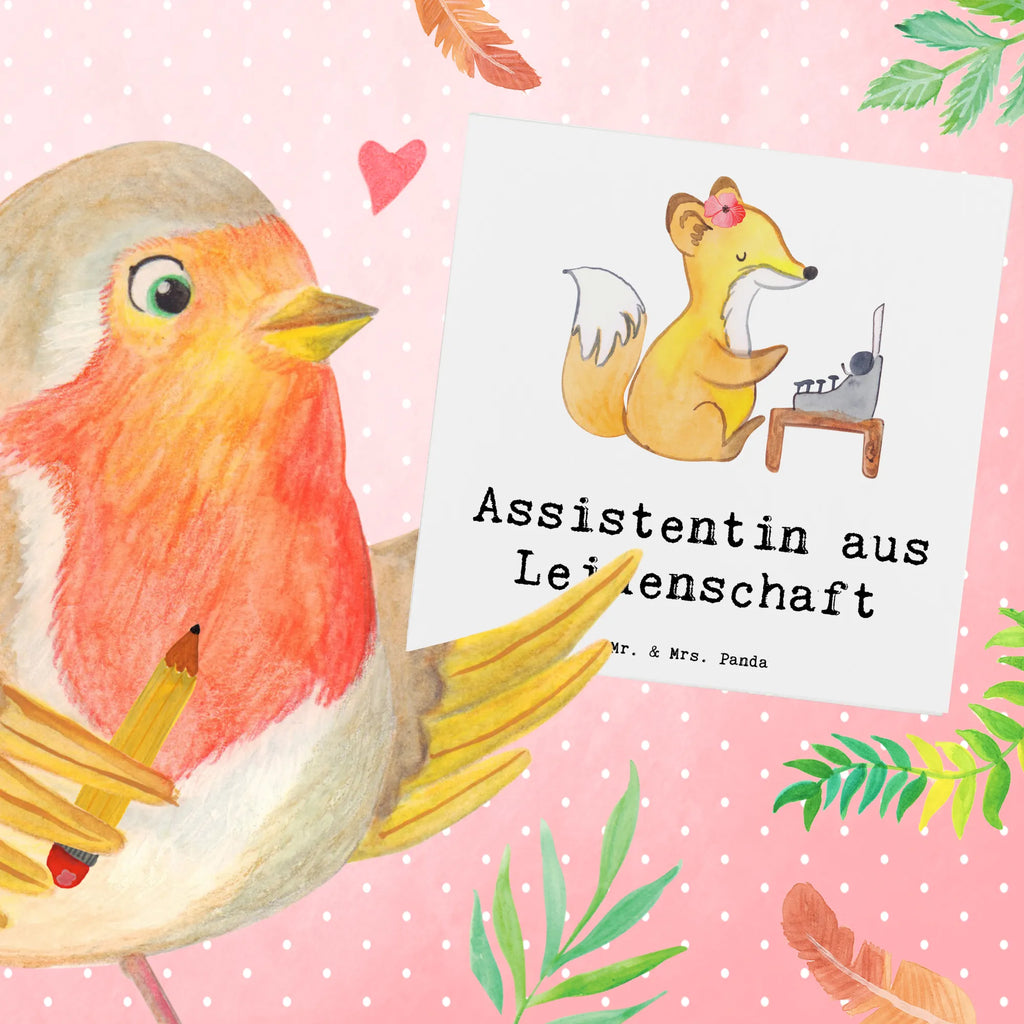 Deluxe Karte Assistentin Leidenschaft Grußkarte, Karte, Klappkarte, Hochzeitskarte, Einladungskarte, Hochwertige Klappkarte, Geburtstagskarte, Hochwertige Grußkarte, Glückwunschkarte, Beruf, Ausbildung, Jubiläum, Abschied, Rente, Kollege, Kollegin, Geschenk, Schenken, Arbeitskollege, Mitarbeiter, Firma, Danke, Dankeschön