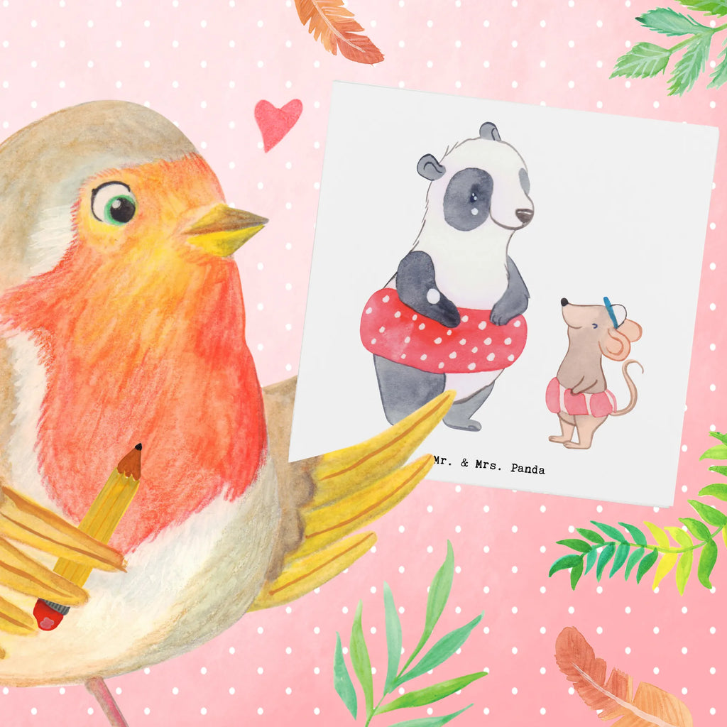 Deluxe Card otter To swim Grußkarte, Hochwertige Grußkarte, Karte, Geburtstagskarte, Einladungskarte, Klappkarte, Hochzeitskarte, Glückwunschkarte, Hochwertige Klappkarte, Geschenk, Sport, Sportart, Hobby, Schenken, Danke, Dankeschön, Auszeichnung, Gewinn, Sportler, Schwimmkurs, Wassersport, Schwimmen