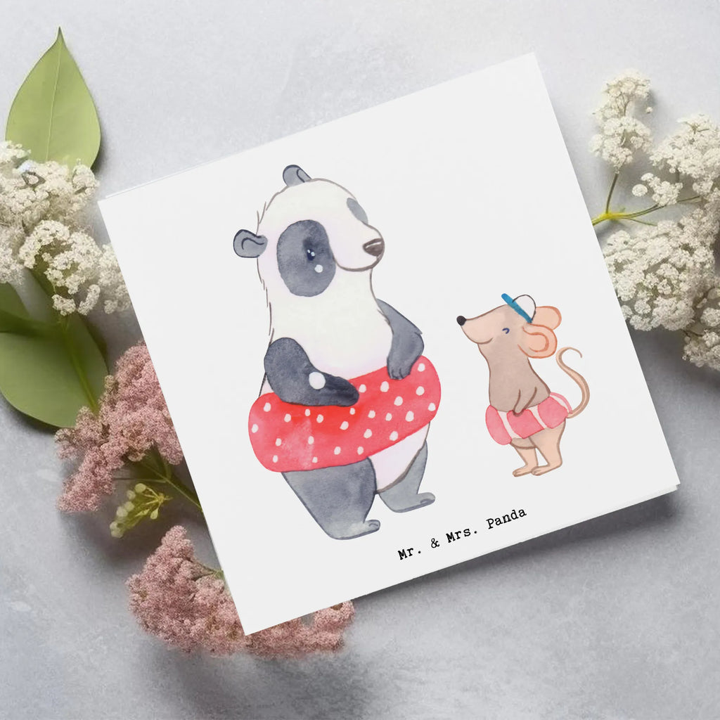 Deluxe Card otter To swim Grußkarte, Hochwertige Grußkarte, Karte, Geburtstagskarte, Einladungskarte, Klappkarte, Hochzeitskarte, Glückwunschkarte, Hochwertige Klappkarte, Geschenk, Sport, Sportart, Hobby, Schenken, Danke, Dankeschön, Auszeichnung, Gewinn, Sportler, Schwimmkurs, Wassersport, Schwimmen