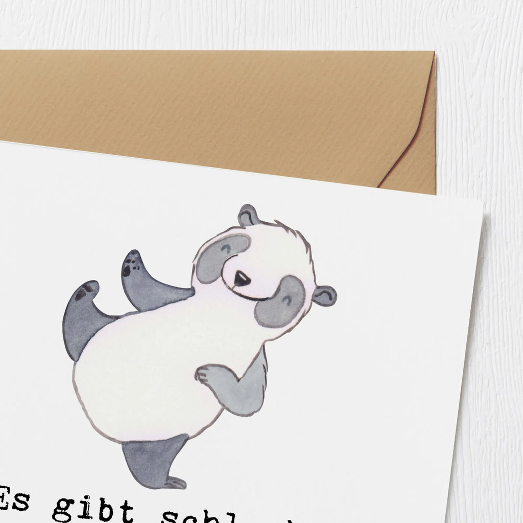 Deluxe Karte Panda Kampfkunst Geburtstagskarte, Karte, Einladungskarte, Glückwunschkarte, Hochwertige Grußkarte, Klappkarte, Grußkarte, Hochwertige Klappkarte, Hochzeitskarte, Geschenk, Sport, Sportart, Hobby, Schenken, Danke, Dankeschön, Auszeichnung, Gewinn, Sportler, Selbstverteidigung, Kampfsportarten, Kampfkunst