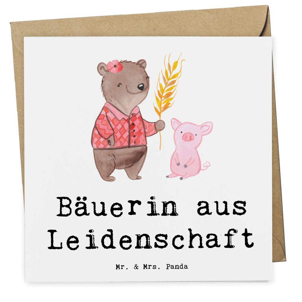 Deluxe Card Female Farmer Passion Klappkarte, Karte, Glückwunschkarte, Hochwertige Grußkarte, Hochzeitskarte, Einladungskarte, Geburtstagskarte, Hochwertige Klappkarte, Grußkarte, Beruf, Ausbildung, Jubiläum, Abschied, Rente, Kollege, Kollegin, Geschenk, Schenken, Arbeitskollege, Mitarbeiter, Firma, Danke, Dankeschön, Tierwirtin, Farmerin, Agronomin, Bäuerin, Bauernhof, Landwirtin