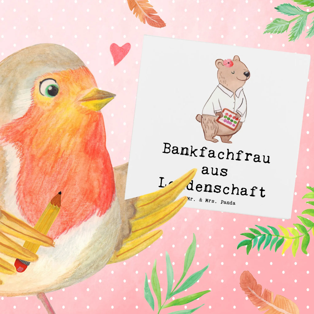 Deluxe Card banking specialist passion Einladungskarte, Grußkarte, Hochwertige Klappkarte, Hochwertige Grußkarte, Karte, Glückwunschkarte, Geburtstagskarte, Hochzeitskarte, Klappkarte, Beruf, Ausbildung, Jubiläum, Abschied, Rente, Kollege, Kollegin, Geschenk, Schenken, Arbeitskollege, Mitarbeiter, Firma, Danke, Dankeschön, Bankberaterin, Bankangestellte, Bankfachfrau, Bänkerin