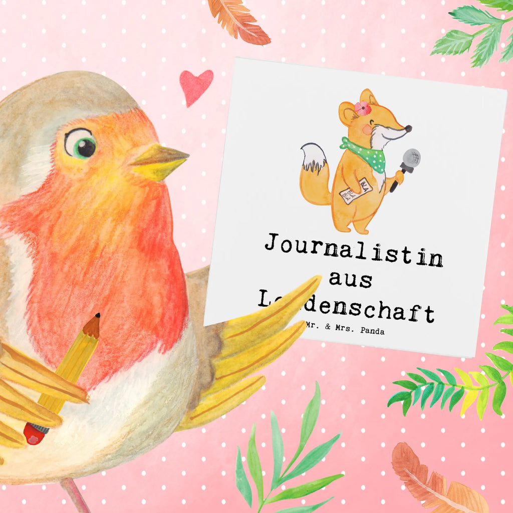 Deluxe Karte Journalistin Leidenschaft Karte, Klappkarte, Hochzeitskarte, Hochwertige Grußkarte, Grußkarte, Hochwertige Klappkarte, Geburtstagskarte, Glückwunschkarte, Einladungskarte, Beruf, Ausbildung, Jubiläum, Abschied, Rente, Kollege, Kollegin, Geschenk, Schenken, Arbeitskollege, Mitarbeiter, Firma, Danke, Dankeschön, Reporterin, Studium, Pressebüro, Redakteurin, Journalistin