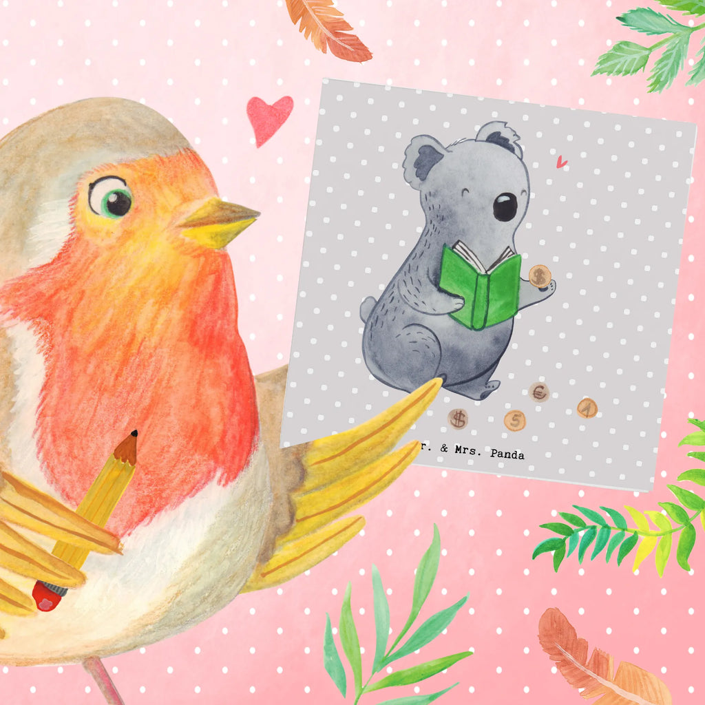 Deluxe Karte Koala Münzen sammeln Glückwunschkarte, Grußkarte, faltkarte, Klappkarte, doppelkarte, Danke, Sport, Auszeichnung, Sportler, Hobby, Schenken, Sportart, Gewinn, Dankeschön, Geschenk, Münzen aus Aller Welt, Numismatik, Münzen Sammeln