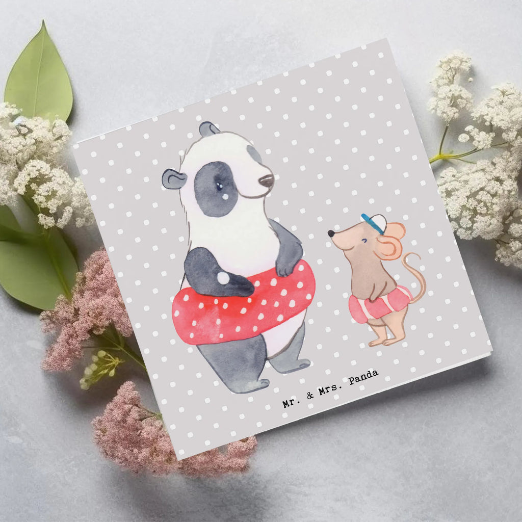 Deluxe Card otter To swim Grußkarte, Hochwertige Grußkarte, Karte, Geburtstagskarte, Einladungskarte, Klappkarte, Hochzeitskarte, Glückwunschkarte, Hochwertige Klappkarte, Geschenk, Sport, Sportart, Hobby, Schenken, Danke, Dankeschön, Auszeichnung, Gewinn, Sportler, Schwimmkurs, Wassersport, Schwimmen