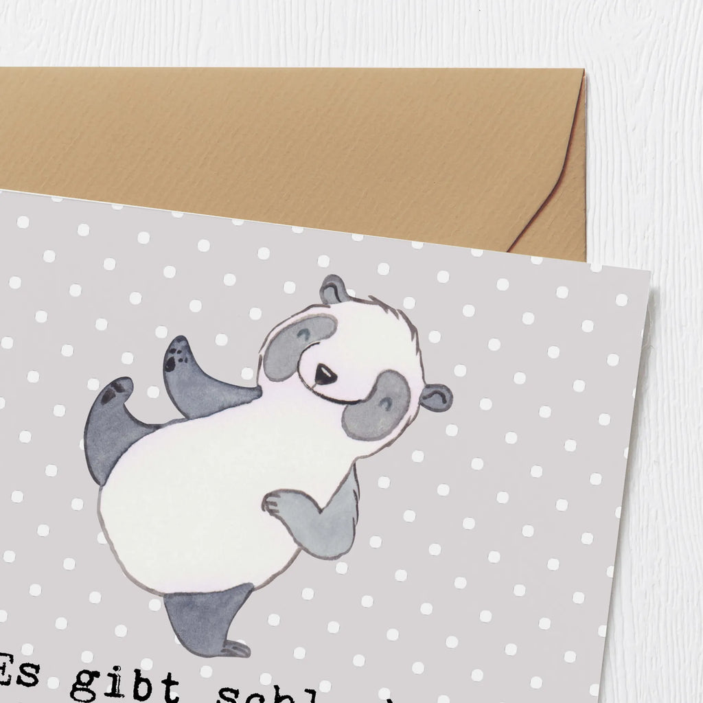 Deluxe Karte Panda Kampfkunst Geburtstagskarte, Karte, Einladungskarte, Glückwunschkarte, Hochwertige Grußkarte, Klappkarte, Grußkarte, Hochwertige Klappkarte, Hochzeitskarte, Geschenk, Sport, Sportart, Hobby, Schenken, Danke, Dankeschön, Auszeichnung, Gewinn, Sportler, Selbstverteidigung, Kampfsportarten, Kampfkunst