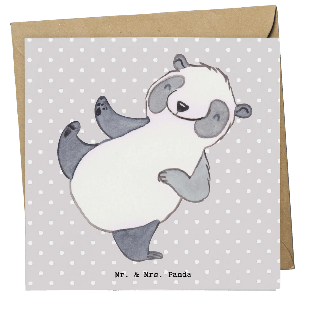 Deluxe Karte Panda Kampfkunst Geburtstagskarte, Karte, Einladungskarte, Glückwunschkarte, Hochwertige Grußkarte, Klappkarte, Grußkarte, Hochwertige Klappkarte, Hochzeitskarte, Geschenk, Sport, Sportart, Hobby, Schenken, Danke, Dankeschön, Auszeichnung, Gewinn, Sportler, Selbstverteidigung, Kampfsportarten, Kampfkunst