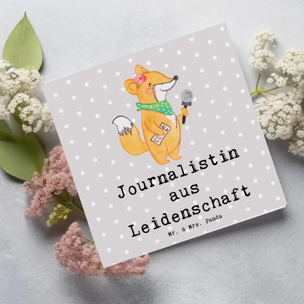 Deluxe Karte Journalistin Leidenschaft Karte, Klappkarte, Hochzeitskarte, Hochwertige Grußkarte, Grußkarte, Hochwertige Klappkarte, Geburtstagskarte, Glückwunschkarte, Einladungskarte, Beruf, Ausbildung, Jubiläum, Abschied, Rente, Kollege, Kollegin, Geschenk, Schenken, Arbeitskollege, Mitarbeiter, Firma, Danke, Dankeschön, Reporterin, Studium, Pressebüro, Redakteurin, Journalistin
