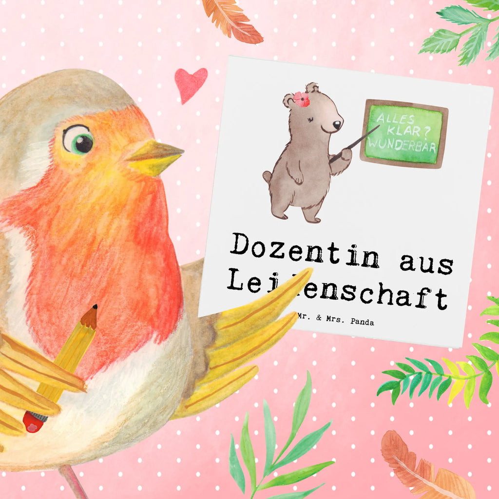 Deluxe Karte Dozentin Leidenschaft Hochwertige Grußkarte, Geburtstagskarte, Hochwertige Klappkarte, Einladungskarte, Glückwunschkarte, Karte, Klappkarte, Grußkarte, Hochzeitskarte, Beruf, Ausbildung, Jubiläum, Abschied, Rente, Kollege, Kollegin, Geschenk, Schenken, Arbeitskollege, Mitarbeiter, Firma, Danke, Dankeschön, Vorlesung, Unterricht, Universität, Dozentin, Akademikerin, Professorin, Tutorin, Uni