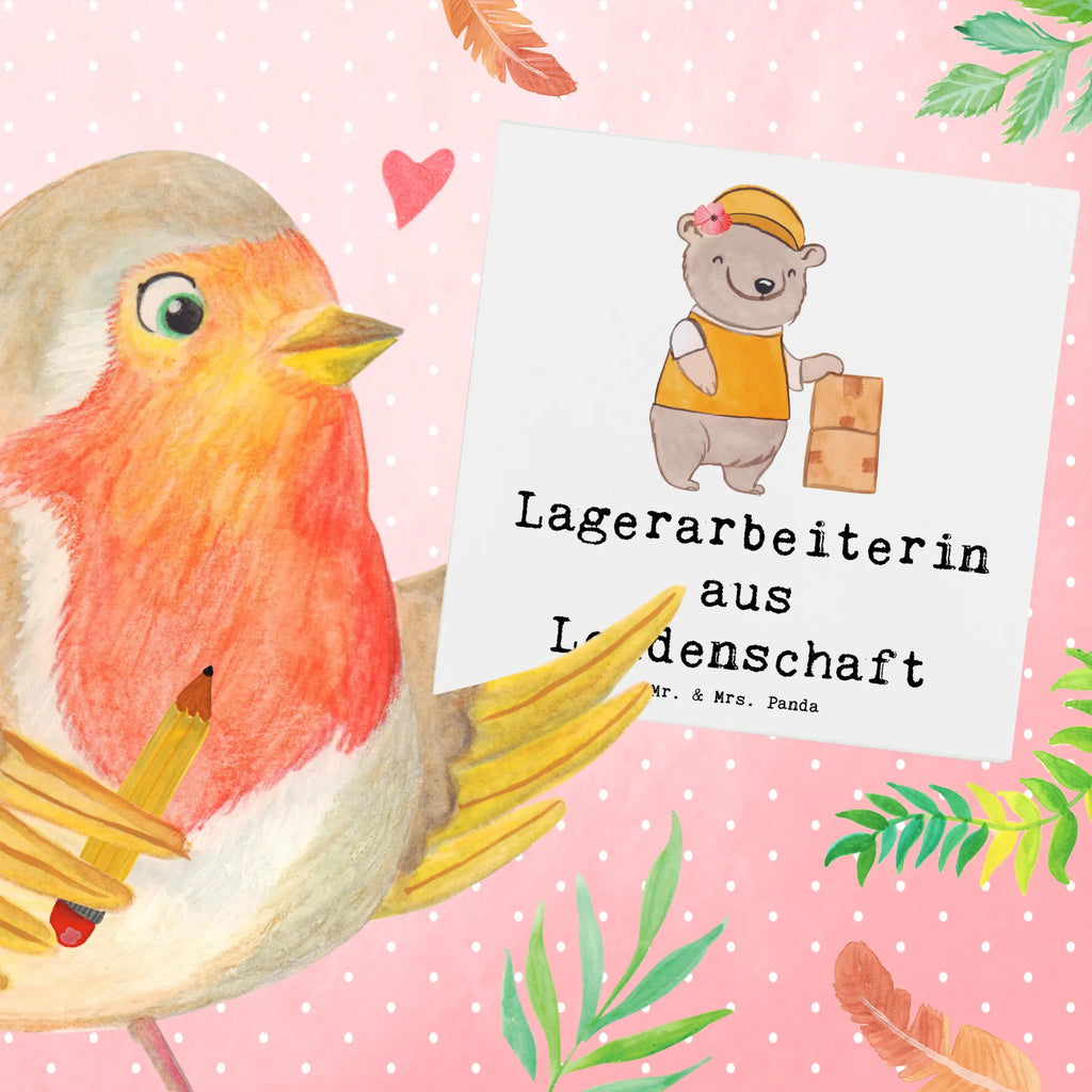 Deluxe Card Warehouse worker passion Karte, Hochwertige Klappkarte, Hochzeitskarte, Hochwertige Grußkarte, Klappkarte, Einladungskarte, Geburtstagskarte, Glückwunschkarte, Grußkarte, Beruf, Ausbildung, Jubiläum, Abschied, Rente, Kollege, Kollegin, Geschenk, Schenken, Arbeitskollege, Mitarbeiter, Firma, Danke, Dankeschön, Fachlageristin, Lagerverwalterin, Lageristin, Lagerarbeiterin