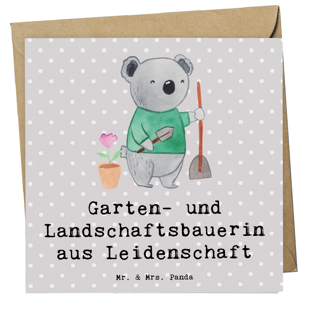 Deluxe Karte Garten- und Landschaftsbauerin Leidenschaft Hochzeitskarte, Hochwertige Klappkarte, Geburtstagskarte, Klappkarte, Einladungskarte, Karte, Grußkarte, Glückwunschkarte, Hochwertige Grußkarte, Beruf, Ausbildung, Jubiläum, Abschied, Rente, Kollege, Kollegin, Geschenk, Schenken, Arbeitskollege, Mitarbeiter, Firma, Danke, Dankeschön, Hobbygärtnerin, Gartenbau, Gärtnerin, Gartenplaner, Gärtnerei, Garten- und Landschaftsbauerin