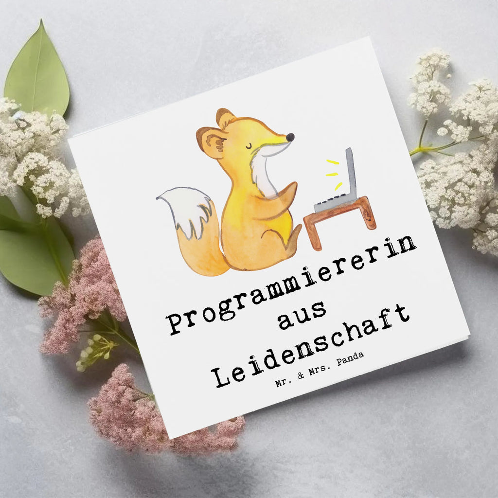 Deluxe Karte Programmiererin Leidenschaft Hochzeitskarte, Geburtstagskarte, Klappkarte, Hochwertige Grußkarte, Glückwunschkarte, Karte, Einladungskarte, Hochwertige Klappkarte, Grußkarte, Beruf, Ausbildung, Jubiläum, Abschied, Rente, Kollege, Kollegin, Geschenk, Schenken, Arbeitskollege, Mitarbeiter, Firma, Danke, Dankeschön, IT-Spezialistin, Computerfreak, Datenverarbeiterin, Programmiererin, Softwarentwicklerin, Computerfachfrau, Nerd, Softwareingenieurin