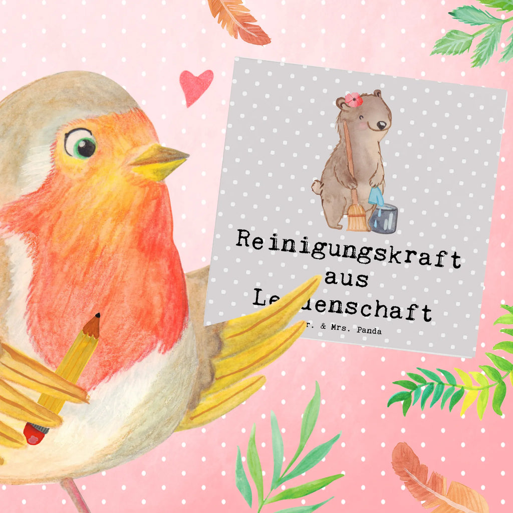 Deluxe Karte Reinigungskraft Leidenschaft Karte, Glückwunschkarte, Hochwertige Klappkarte, Einladungskarte, Hochzeitskarte, Hochwertige Grußkarte, Klappkarte, Geburtstagskarte, Grußkarte, Beruf, Ausbildung, Jubiläum, Abschied, Rente, Kollege, Kollegin, Geschenk, Schenken, Arbeitskollege, Mitarbeiter, Firma, Danke, Dankeschön