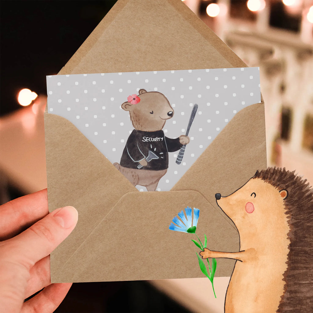 Deluxe Karte Sicherheitsdienstmitarbeiterin Herz Hochzeitskarte, Geburtstagskarte, Karte, Hochwertige Grußkarte, Grußkarte, Glückwunschkarte, Einladungskarte, Klappkarte, Hochwertige Klappkarte, Beruf, Ausbildung, Jubiläum, Abschied, Rente, Kollege, Kollegin, Geschenk, Schenken, Arbeitskollege, Mitarbeiter, Firma, Danke, Dankeschön