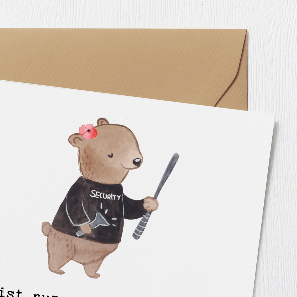 Deluxe Karte Sicherheitsdienstmitarbeiterin Herz Hochzeitskarte, Geburtstagskarte, Karte, Hochwertige Grußkarte, Grußkarte, Glückwunschkarte, Einladungskarte, Klappkarte, Hochwertige Klappkarte, Beruf, Ausbildung, Jubiläum, Abschied, Rente, Kollege, Kollegin, Geschenk, Schenken, Arbeitskollege, Mitarbeiter, Firma, Danke, Dankeschön