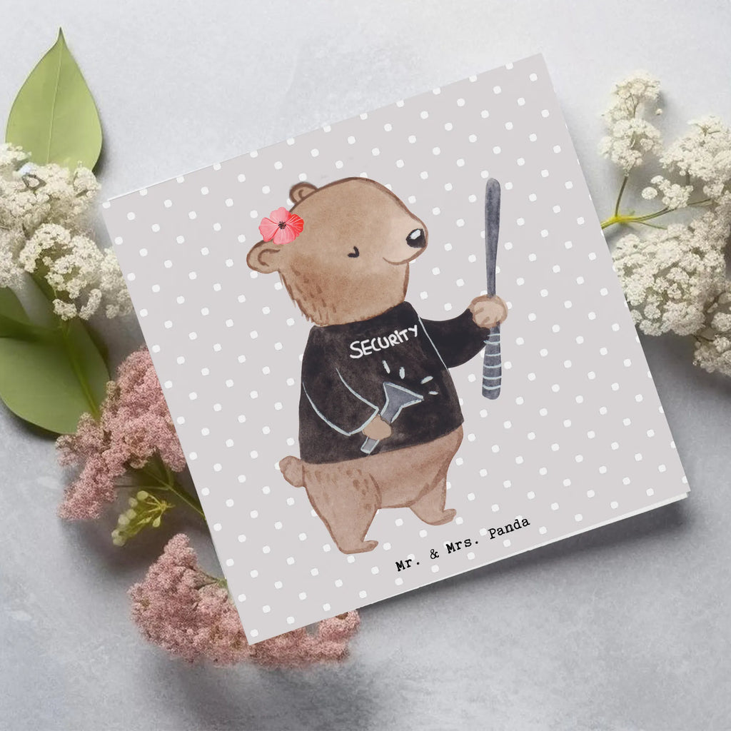 Deluxe Karte Sicherheitsdienstmitarbeiterin Herz Hochzeitskarte, Geburtstagskarte, Karte, Hochwertige Grußkarte, Grußkarte, Glückwunschkarte, Einladungskarte, Klappkarte, Hochwertige Klappkarte, Beruf, Ausbildung, Jubiläum, Abschied, Rente, Kollege, Kollegin, Geschenk, Schenken, Arbeitskollege, Mitarbeiter, Firma, Danke, Dankeschön