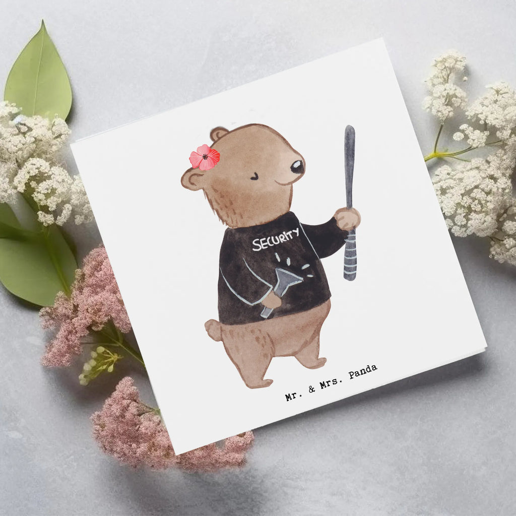 Deluxe Karte Sicherheitsdienstmitarbeiterin Herz Hochzeitskarte, Geburtstagskarte, Karte, Hochwertige Grußkarte, Grußkarte, Glückwunschkarte, Einladungskarte, Klappkarte, Hochwertige Klappkarte, Beruf, Ausbildung, Jubiläum, Abschied, Rente, Kollege, Kollegin, Geschenk, Schenken, Arbeitskollege, Mitarbeiter, Firma, Danke, Dankeschön