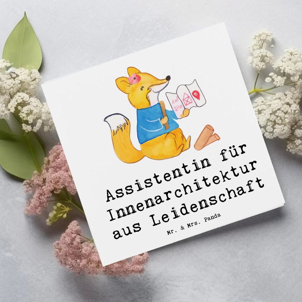 Deluxe Karte Assistentin für Innenarchitektur Leidenschaft Karte, Hochwertige Grußkarte, Glückwunschkarte, Hochzeitskarte, Hochwertige Klappkarte, Einladungskarte, Grußkarte, Geburtstagskarte, Klappkarte, Beruf, Ausbildung, Jubiläum, Abschied, Rente, Kollege, Kollegin, Geschenk, Schenken, Arbeitskollege, Mitarbeiter, Firma, Danke, Dankeschön
