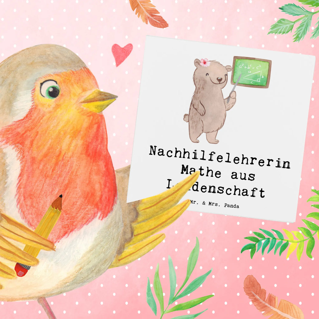 Deluxe Card Math Tutor Passion Grußkarte, Glückwunschkarte, Hochwertige Klappkarte, Karte, Geburtstagskarte, Klappkarte, Hochwertige Grußkarte, Hochzeitskarte, Einladungskarte, Beruf, Ausbildung, Jubiläum, Abschied, Rente, Kollege, Kollegin, Geschenk, Schenken, Arbeitskollege, Mitarbeiter, Firma, Danke, Dankeschön, Nachhilfeunterrricht, Mathematik Nachhilfelehrerin, Mathe Nachhilfe