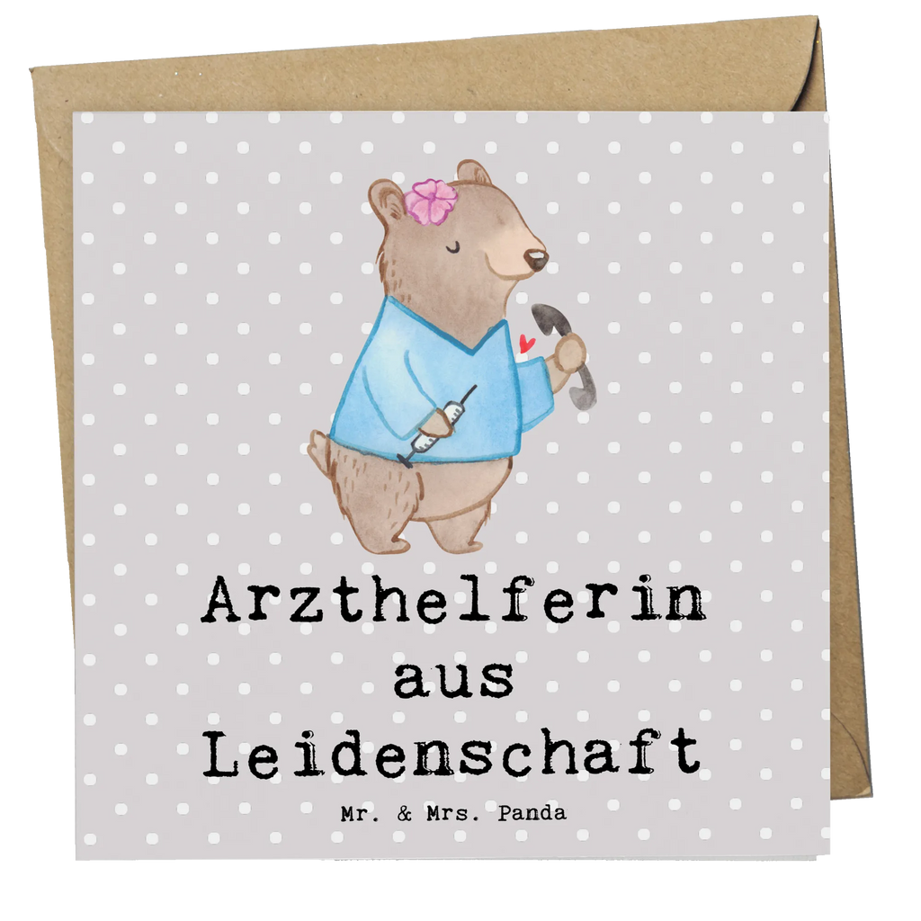 Deluxe Karte Arzthelferin Leidenschaft Karte, Hochwertige Klappkarte, Einladungskarte, Klappkarte, Glückwunschkarte, Hochwertige Grußkarte, Geburtstagskarte, Hochzeitskarte, Grußkarte, Beruf, Ausbildung, Jubiläum, Abschied, Rente, Kollege, Kollegin, Geschenk, Schenken, Arbeitskollege, Mitarbeiter, Firma, Danke, Dankeschön, Medizinische Fachangestellte, Arzthelferin