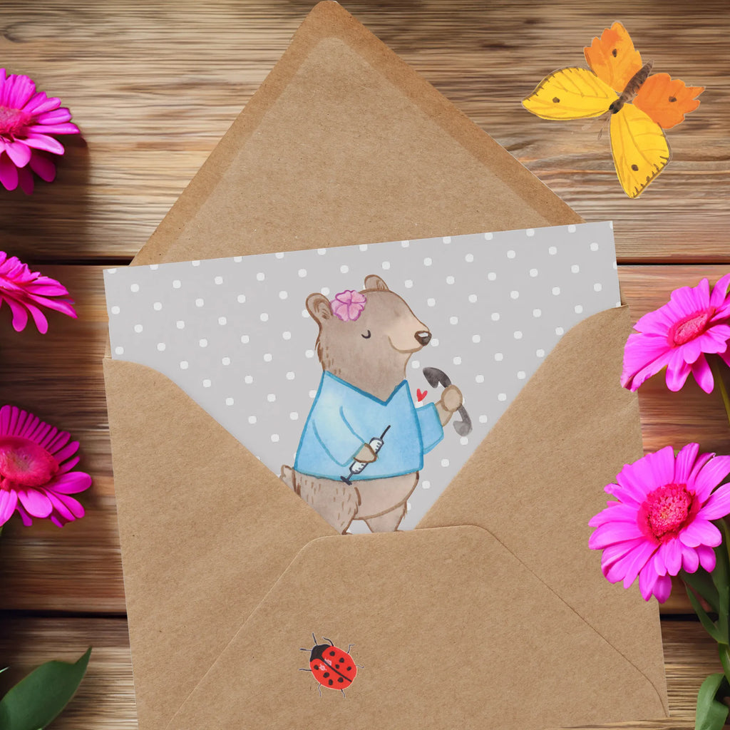 Deluxe Karte Arzthelferin Leidenschaft Karte, Hochwertige Klappkarte, Einladungskarte, Klappkarte, Glückwunschkarte, Hochwertige Grußkarte, Geburtstagskarte, Hochzeitskarte, Grußkarte, Beruf, Ausbildung, Jubiläum, Abschied, Rente, Kollege, Kollegin, Geschenk, Schenken, Arbeitskollege, Mitarbeiter, Firma, Danke, Dankeschön, Medizinische Fachangestellte, Arzthelferin