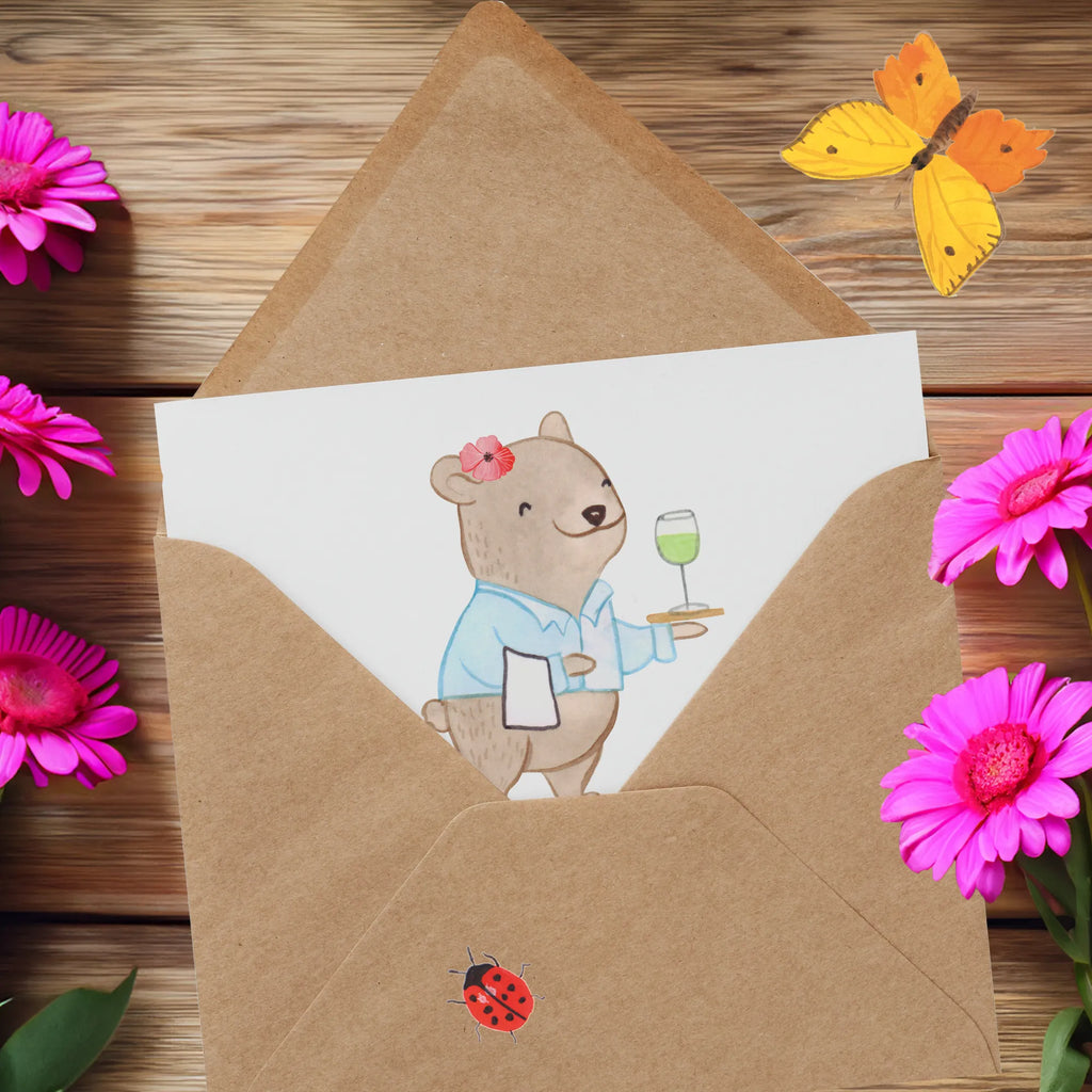 Deluxe Karte Restaurantfachfrau Herz Karte, Hochwertige Klappkarte, Klappkarte, Hochwertige Grußkarte, Grußkarte, Hochzeitskarte, Geburtstagskarte, Glückwunschkarte, Einladungskarte, Beruf, Ausbildung, Jubiläum, Abschied, Rente, Kollege, Kollegin, Geschenk, Schenken, Arbeitskollege, Mitarbeiter, Firma, Danke, Dankeschön, Restaurantfachfrau, Restaurant, Servicefachkraft, Kellnerin