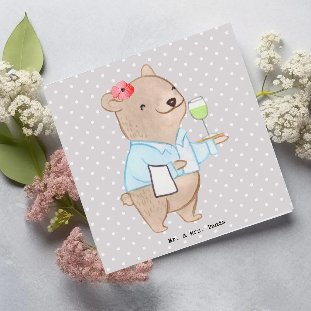 Deluxe Karte Restaurantfachfrau Herz Karte, Hochwertige Klappkarte, Klappkarte, Hochwertige Grußkarte, Grußkarte, Hochzeitskarte, Geburtstagskarte, Glückwunschkarte, Einladungskarte, Beruf, Ausbildung, Jubiläum, Abschied, Rente, Kollege, Kollegin, Geschenk, Schenken, Arbeitskollege, Mitarbeiter, Firma, Danke, Dankeschön, Restaurantfachfrau, Restaurant, Servicefachkraft, Kellnerin