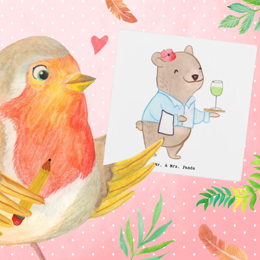 Deluxe Karte Restaurantfachfrau Herz Karte, Hochwertige Klappkarte, Klappkarte, Hochwertige Grußkarte, Grußkarte, Hochzeitskarte, Geburtstagskarte, Glückwunschkarte, Einladungskarte, Beruf, Ausbildung, Jubiläum, Abschied, Rente, Kollege, Kollegin, Geschenk, Schenken, Arbeitskollege, Mitarbeiter, Firma, Danke, Dankeschön, Restaurantfachfrau, Restaurant, Servicefachkraft, Kellnerin