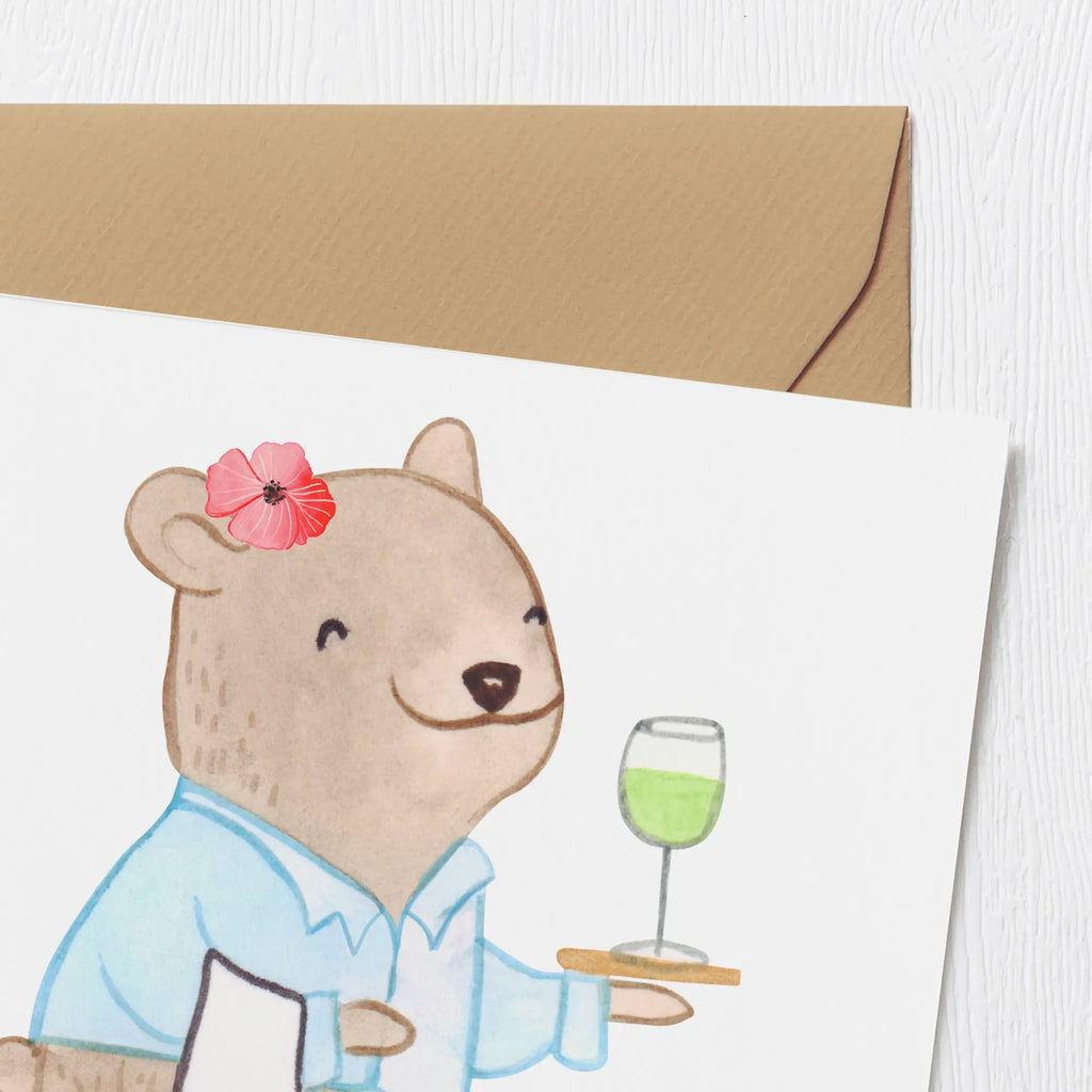 Deluxe Karte Restaurantfachfrau Herz Karte, Hochwertige Klappkarte, Klappkarte, Hochwertige Grußkarte, Grußkarte, Hochzeitskarte, Geburtstagskarte, Glückwunschkarte, Einladungskarte, Beruf, Ausbildung, Jubiläum, Abschied, Rente, Kollege, Kollegin, Geschenk, Schenken, Arbeitskollege, Mitarbeiter, Firma, Danke, Dankeschön, Restaurantfachfrau, Restaurant, Servicefachkraft, Kellnerin