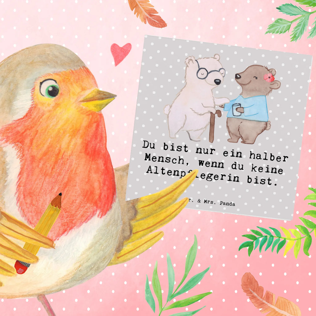 Deluxe Karte Altenpflegerin Herz Glückwunschkarte, Hochzeitskarte, Einladungskarte, Hochwertige Grußkarte, Klappkarte, Hochwertige Klappkarte, Karte, Grußkarte, Geburtstagskarte, Beruf, Ausbildung, Jubiläum, Abschied, Rente, Kollege, Kollegin, Geschenk, Schenken, Arbeitskollege, Mitarbeiter, Firma, Danke, Dankeschön, Altenpflegerin, Pflegerin, Altenheim Eröffnung