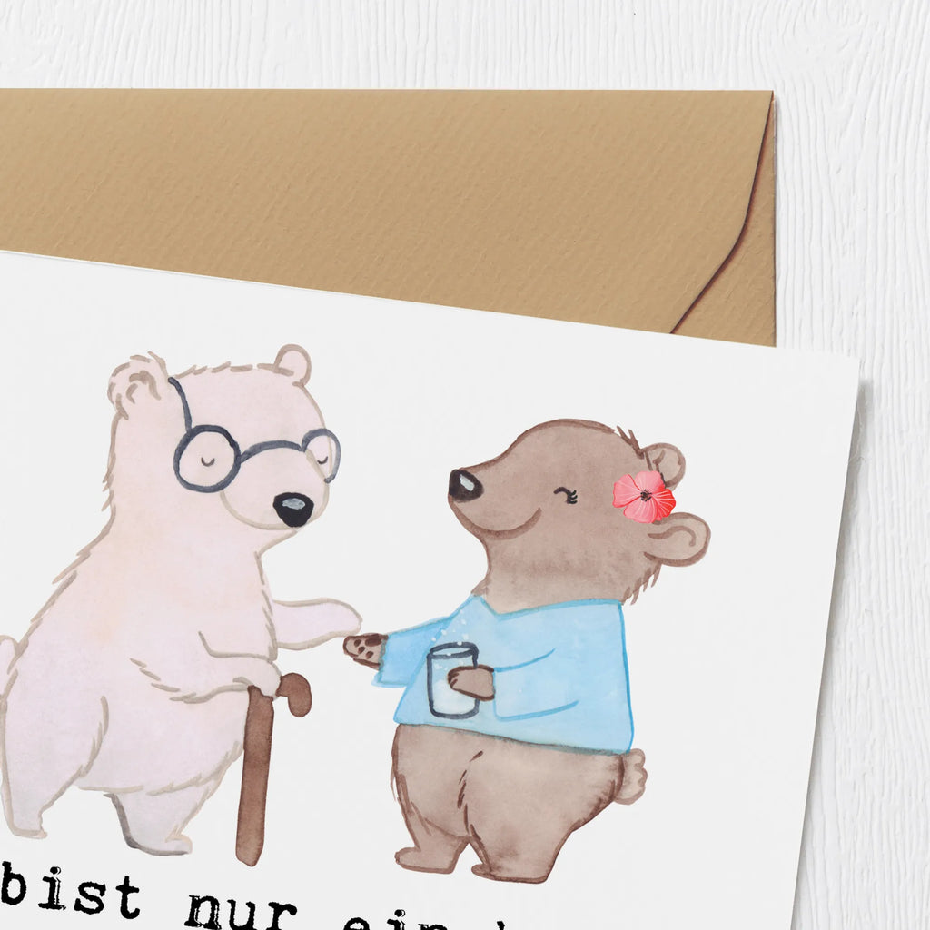 Deluxe Karte Altenpflegerin Herz Glückwunschkarte, Hochzeitskarte, Einladungskarte, Hochwertige Grußkarte, Klappkarte, Hochwertige Klappkarte, Karte, Grußkarte, Geburtstagskarte, Beruf, Ausbildung, Jubiläum, Abschied, Rente, Kollege, Kollegin, Geschenk, Schenken, Arbeitskollege, Mitarbeiter, Firma, Danke, Dankeschön, Altenpflegerin, Pflegerin, Altenheim Eröffnung