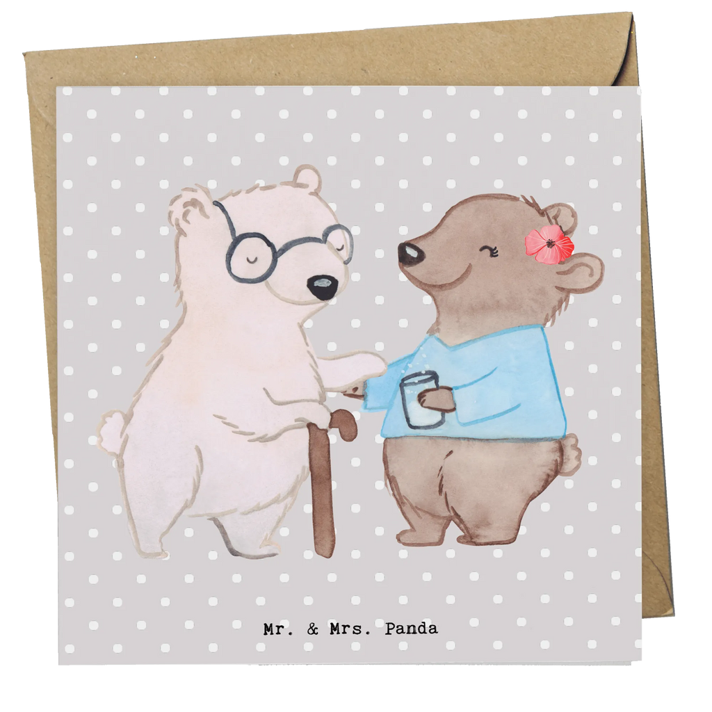 Deluxe Karte Altenpflegerin Herz Glückwunschkarte, Hochzeitskarte, Einladungskarte, Hochwertige Grußkarte, Klappkarte, Hochwertige Klappkarte, Karte, Grußkarte, Geburtstagskarte, Beruf, Ausbildung, Jubiläum, Abschied, Rente, Kollege, Kollegin, Geschenk, Schenken, Arbeitskollege, Mitarbeiter, Firma, Danke, Dankeschön, Altenpflegerin, Pflegerin, Altenheim Eröffnung