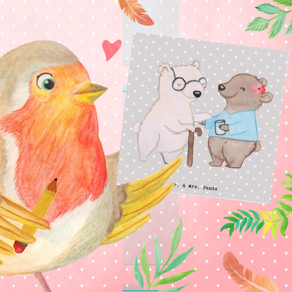 Deluxe Karte Altenpflegerin Herz Glückwunschkarte, Hochzeitskarte, Einladungskarte, Hochwertige Grußkarte, Klappkarte, Hochwertige Klappkarte, Karte, Grußkarte, Geburtstagskarte, Beruf, Ausbildung, Jubiläum, Abschied, Rente, Kollege, Kollegin, Geschenk, Schenken, Arbeitskollege, Mitarbeiter, Firma, Danke, Dankeschön, Altenpflegerin, Pflegerin, Altenheim Eröffnung