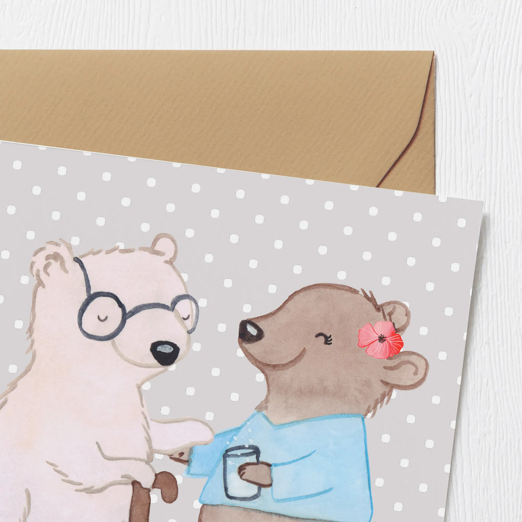 Deluxe Karte Altenpflegerin Herz Glückwunschkarte, Hochzeitskarte, Einladungskarte, Hochwertige Grußkarte, Klappkarte, Hochwertige Klappkarte, Karte, Grußkarte, Geburtstagskarte, Beruf, Ausbildung, Jubiläum, Abschied, Rente, Kollege, Kollegin, Geschenk, Schenken, Arbeitskollege, Mitarbeiter, Firma, Danke, Dankeschön, Altenpflegerin, Pflegerin, Altenheim Eröffnung