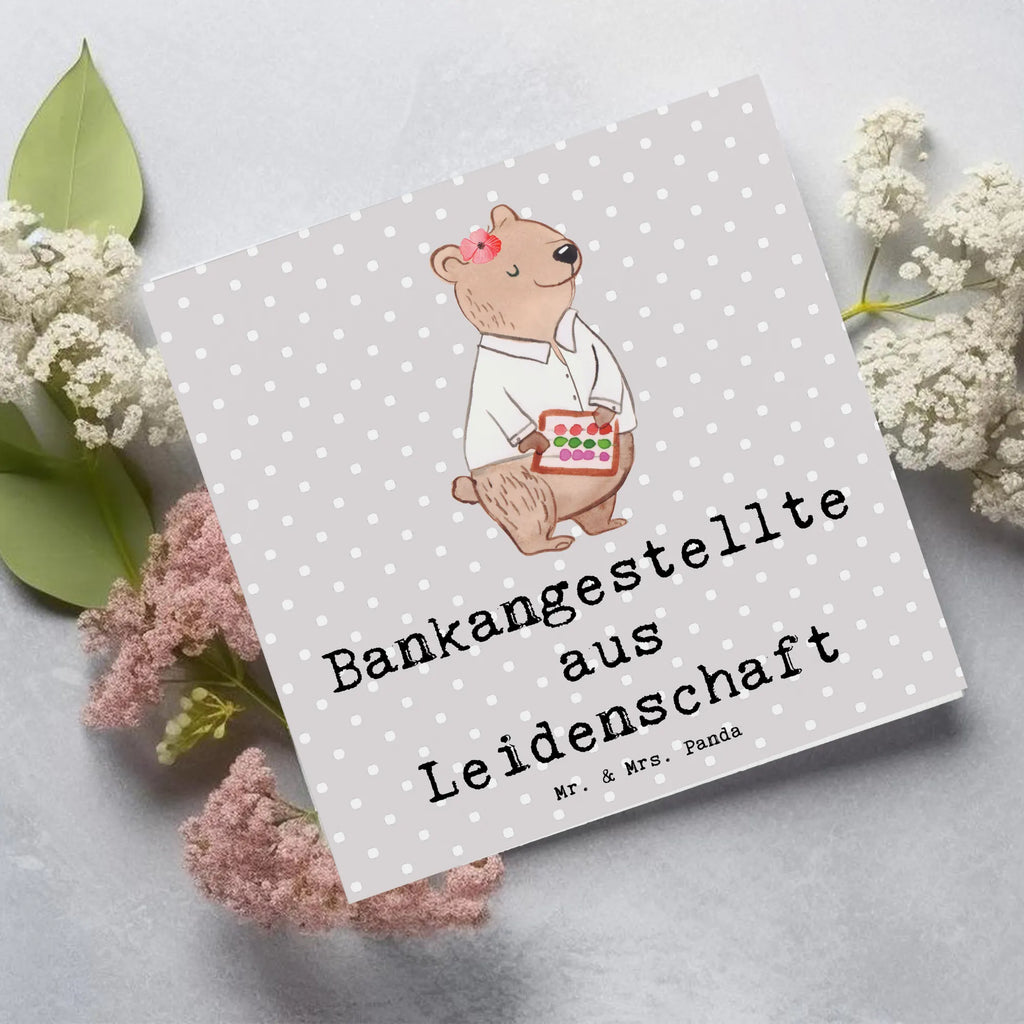 Deluxe Karte Bankangestellte Leidenschaft Karte, Hochzeitskarte, Hochwertige Grußkarte, Grußkarte, Klappkarte, Einladungskarte, Geburtstagskarte, Hochwertige Klappkarte, Glückwunschkarte, Beruf, Ausbildung, Jubiläum, Abschied, Rente, Kollege, Kollegin, Geschenk, Schenken, Arbeitskollege, Mitarbeiter, Firma, Danke, Dankeschön, Bankberaterin, Bankfachfrau, Bankangestellte, Bänkerin