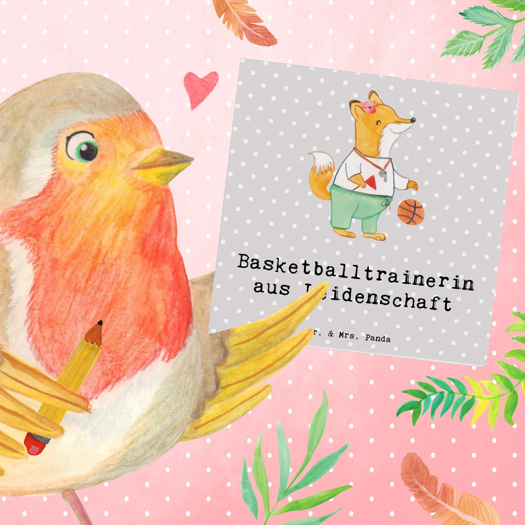 Deluxe Card basketball coach Passion Klappkarte, Grußkarte, Hochwertige Klappkarte, Einladungskarte, Hochzeitskarte, Geburtstagskarte, Hochwertige Grußkarte, Glückwunschkarte, Karte, Beruf, Ausbildung, Jubiläum, Abschied, Rente, Kollege, Kollegin, Geschenk, Schenken, Arbeitskollege, Mitarbeiter, Firma, Danke, Dankeschön, Basketball, Verein, Ballsport, Basketballerin, Sport, Basketballtrainerin, Basketballcoach