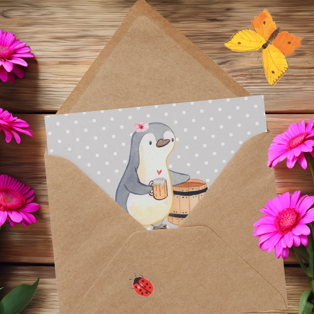 Deluxe Karte Bierbrauerin Leidenschaft Klappkarte, Hochwertige Grußkarte, Geburtstagskarte, Hochwertige Klappkarte, Glückwunschkarte, Karte, Hochzeitskarte, Einladungskarte, Grußkarte, Beruf, Ausbildung, Jubiläum, Abschied, Rente, Kollege, Kollegin, Geschenk, Schenken, Arbeitskollege, Mitarbeiter, Firma, Danke, Dankeschön, Bierkennerin, Heimbrauen, Bierfass, Bierliebe, Selbstbrauen, Bierbrauerin, Hobbybrauen, Biergeschenk, Biertrinkerin