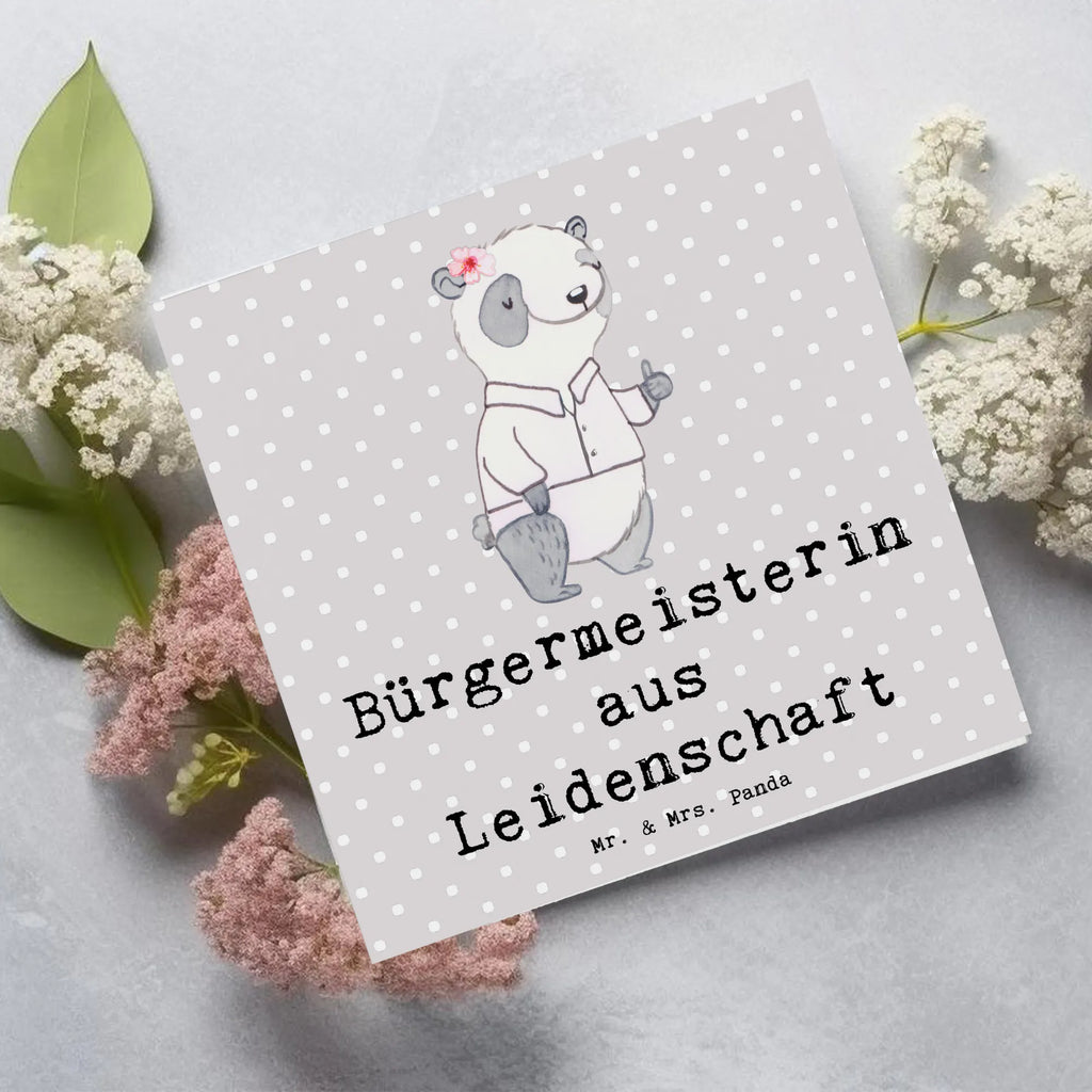 Deluxe Karte Bürgermeisterin Leidenschaft Hochzeitskarte, Grußkarte, Einladungskarte, Klappkarte, Geburtstagskarte, Karte, Hochwertige Klappkarte, Glückwunschkarte, Hochwertige Grußkarte, Beruf, Ausbildung, Jubiläum, Abschied, Rente, Kollege, Kollegin, Geschenk, Schenken, Arbeitskollege, Mitarbeiter, Firma, Danke, Dankeschön, Gemeinde, Bürgermeisterwahl, Amtseinführung, Wahlen, Bürgermeisterin Geschenk zum Amtsantritt, Oberbürgermeisterin, Stadt, Rathaus