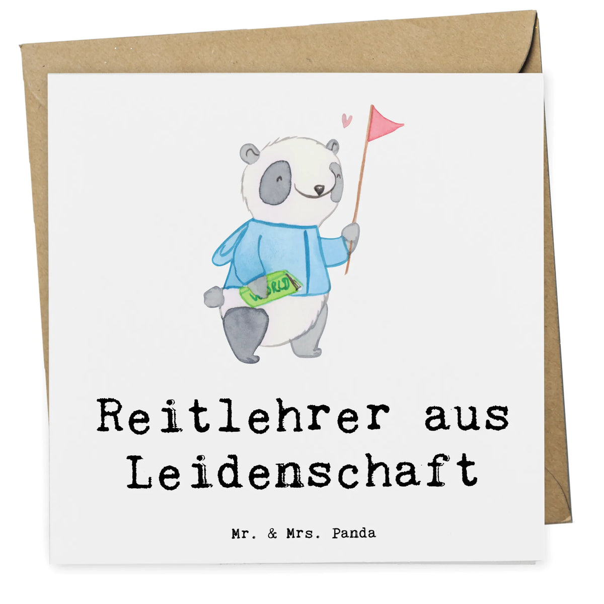 Deluxe Card Riding Instructor passion gift, sayings, gift idea, best, farewell gift, passing exam, anniversary, retirement, promotion, job start, profession