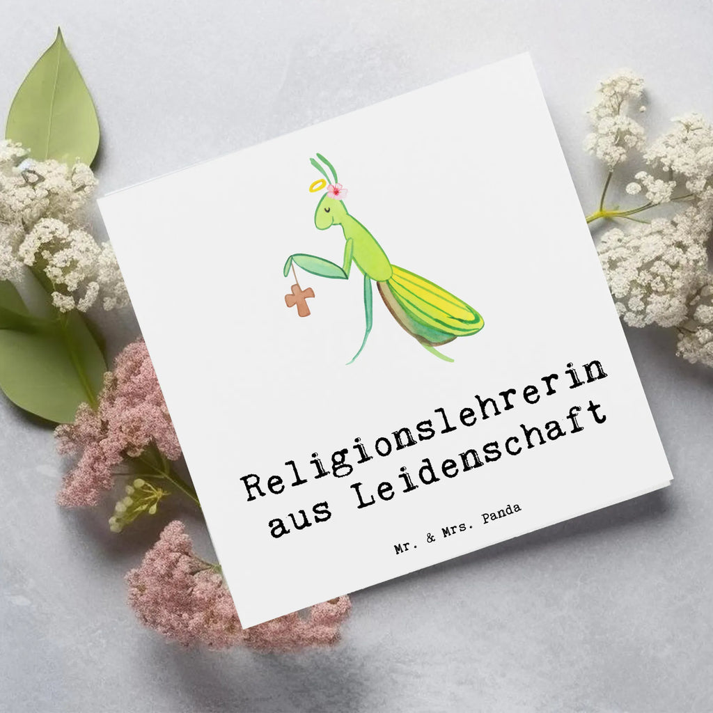 Deluxe Karte Religionslehrerin Leidenschaft Geburtstagskarte, Grußkarte, Einladungskarte, Karte, Glückwunschkarte, Klappkarte, Hochwertige Grußkarte, Hochzeitskarte, Hochwertige Klappkarte, Beruf, Ausbildung, Jubiläum, Abschied, Rente, Kollege, Kollegin, Geschenk, Schenken, Arbeitskollege, Mitarbeiter, Firma, Danke, Dankeschön, Grundschule, Religionslehrerin, Reli Lehrerin, Schule