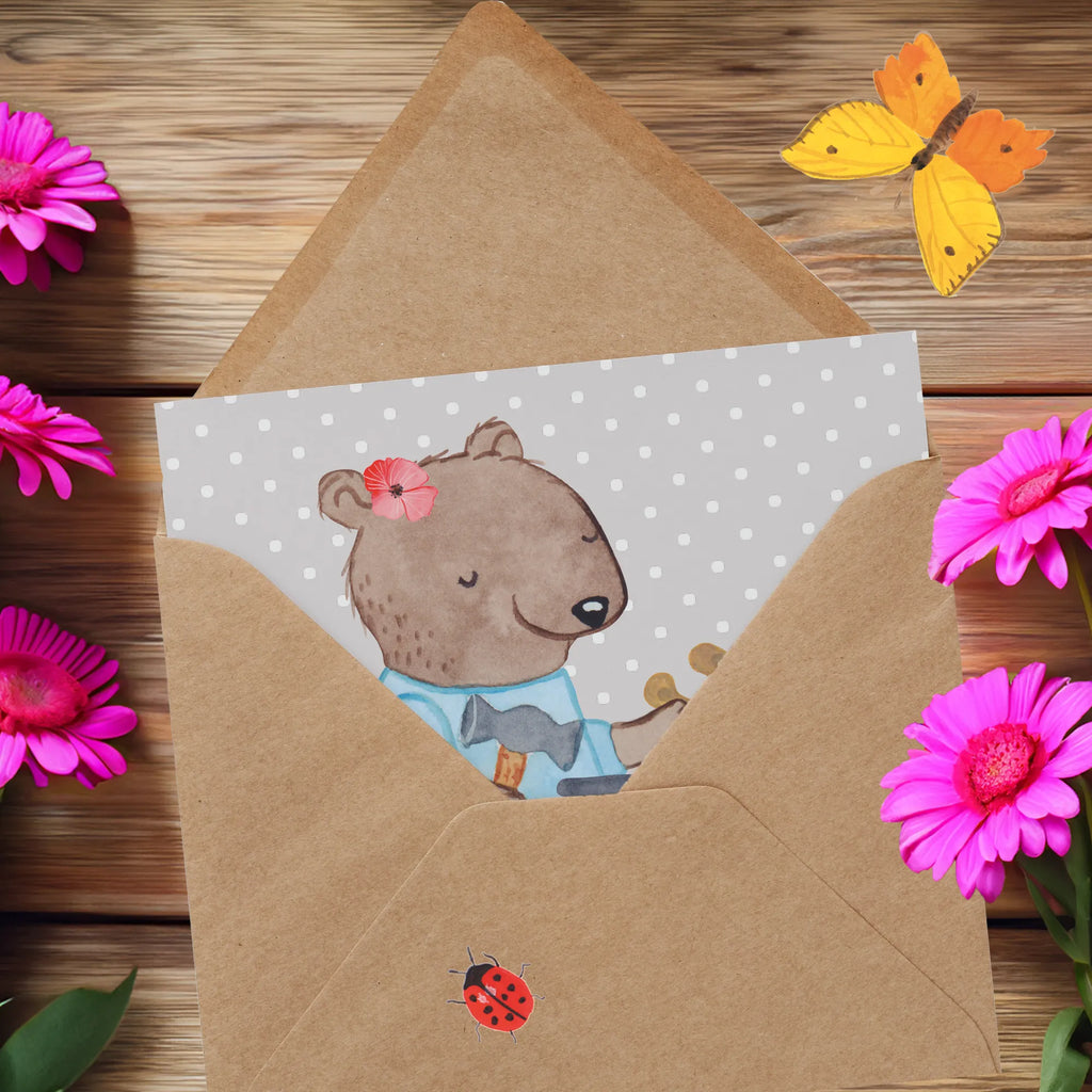 Deluxe Karte Schmiedin Herz Glückwunschkarte, Grußkarte, Hochzeitskarte, Karte, Klappkarte, Hochwertige Grußkarte, Einladungskarte, Geburtstagskarte, Hochwertige Klappkarte, Beruf, Ausbildung, Jubiläum, Abschied, Rente, Kollege, Kollegin, Geschenk, Schenken, Arbeitskollege, Mitarbeiter, Firma, Danke, Dankeschön