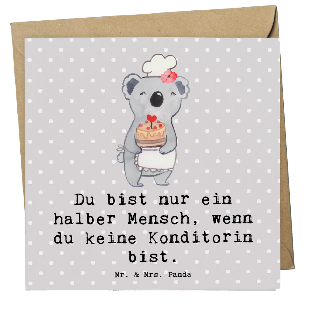 Deluxe Karte Konditorin Herz Hochwertige Klappkarte, Hochwertige Grußkarte, Karte, Klappkarte, Geburtstagskarte, Einladungskarte, Grußkarte, Glückwunschkarte, Hochzeitskarte, Beruf, Ausbildung, Jubiläum, Abschied, Rente, Kollege, Kollegin, Geschenk, Schenken, Arbeitskollege, Mitarbeiter, Firma, Danke, Dankeschön, Bäckerin, Kuchenbäckerin, Konditorin, Patissierin, Confiseurin