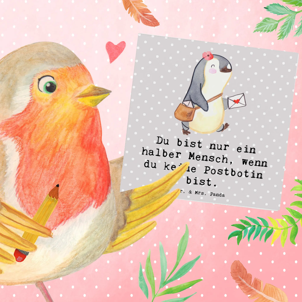 Deluxe Karte Postbotin Herz Einladungskarte, Karte, Klappkarte, Hochwertige Grußkarte, Geburtstagskarte, Glückwunschkarte, Grußkarte, Hochzeitskarte, Hochwertige Klappkarte, Beruf, Ausbildung, Jubiläum, Abschied, Rente, Kollege, Kollegin, Geschenk, Schenken, Arbeitskollege, Mitarbeiter, Firma, Danke, Dankeschön, Postbotin, Briefzustellerin, Briefträgerin, Postlerin