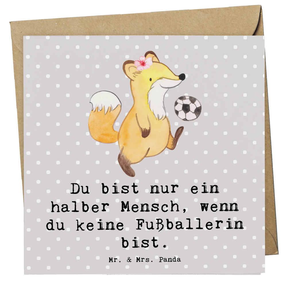 Deluxe Karte Fußballerin Herz faltkarte, doppelkarte, Klappkarte, Glückwunschkarte, Grußkarte, Kollegin, Rente, Arbeitskollege, Ausbildung, Mitarbeiter, Abschied, Firma, Kollege, Jubiläum, Dankeschön, Beruf, Danke, Schenken, Geschenk, Fußballspielerin, Fußballerin, Profi Fußballerin, Fußballspiel, Glücksbringer