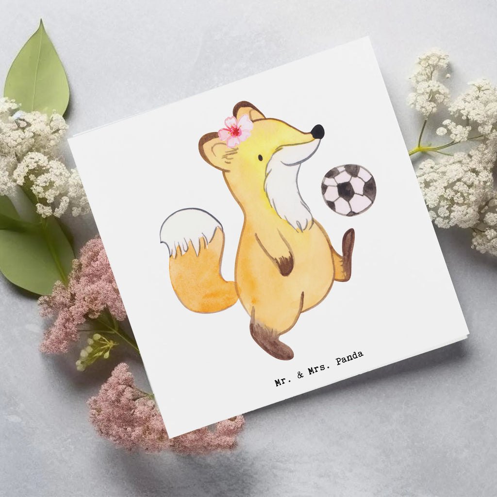 Deluxe Karte Fußballerin Herz faltkarte, doppelkarte, Klappkarte, Glückwunschkarte, Grußkarte, Kollegin, Rente, Arbeitskollege, Ausbildung, Mitarbeiter, Abschied, Firma, Kollege, Jubiläum, Dankeschön, Beruf, Danke, Schenken, Geschenk, Fußballspielerin, Fußballerin, Profi Fußballerin, Fußballspiel, Glücksbringer