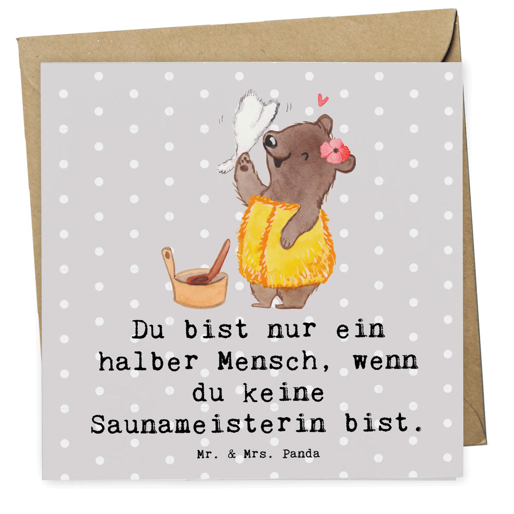 Deluxe Karte Saunameisterin Herz Hochwertige Klappkarte, Einladungskarte, Klappkarte, Karte, Grußkarte, Geburtstagskarte, Hochzeitskarte, Glückwunschkarte, Hochwertige Grußkarte, Beruf, Ausbildung, Jubiläum, Abschied, Rente, Kollege, Kollegin, Geschenk, Schenken, Arbeitskollege, Mitarbeiter, Firma, Danke, Dankeschön