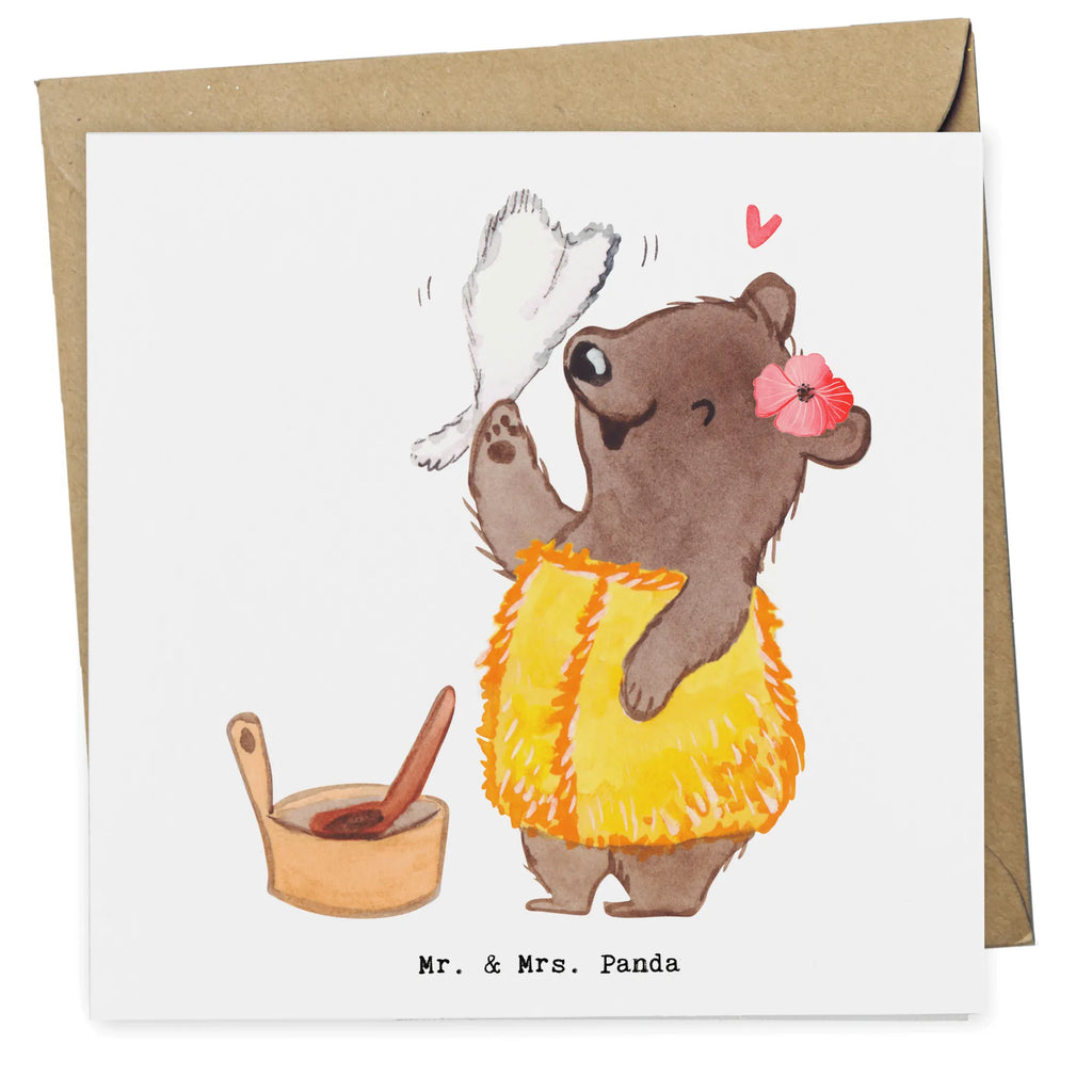 Deluxe Karte Saunameisterin Herz Hochwertige Klappkarte, Einladungskarte, Klappkarte, Karte, Grußkarte, Geburtstagskarte, Hochzeitskarte, Glückwunschkarte, Hochwertige Grußkarte, Beruf, Ausbildung, Jubiläum, Abschied, Rente, Kollege, Kollegin, Geschenk, Schenken, Arbeitskollege, Mitarbeiter, Firma, Danke, Dankeschön