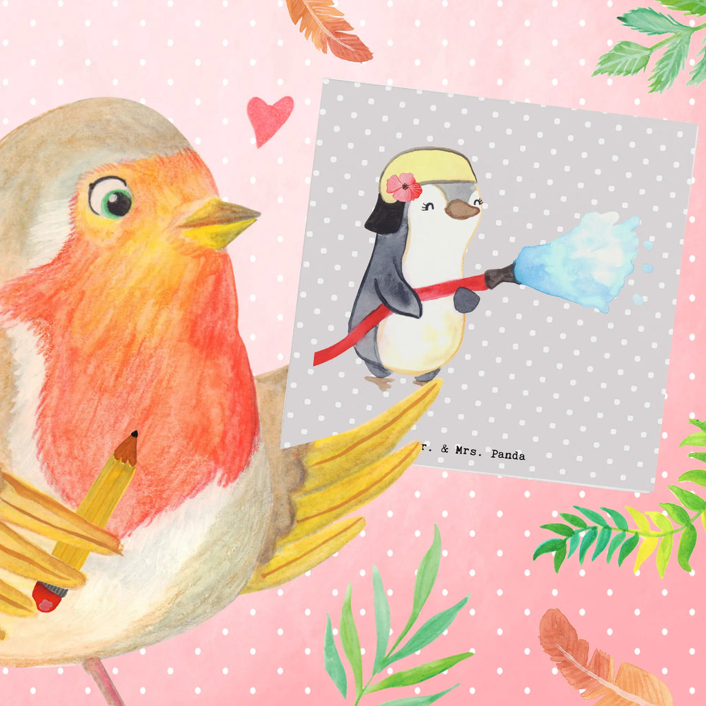 Deluxe Karte Feuerwehrfrau Herz Glückwunschkarte, Grußkarte, Geburtstagskarte, Hochwertige Grußkarte, Hochwertige Klappkarte, Hochzeitskarte, Einladungskarte, Klappkarte, Karte, Beruf, Ausbildung, Jubiläum, Abschied, Rente, Kollege, Kollegin, Geschenk, Schenken, Arbeitskollege, Mitarbeiter, Firma, Danke, Dankeschön, freiwillige Feuerwehr, Feuerwehr, Brandschutz, Feuerwehrhauptfrau, Feuerwehrfrau